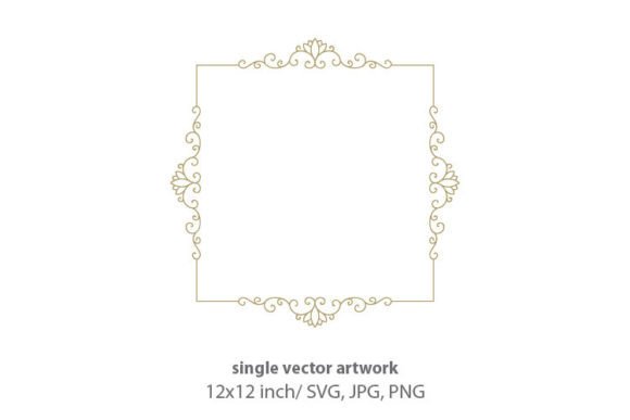 Download Elegant Luxury Scroll Label Vector Frame - Premium Resources